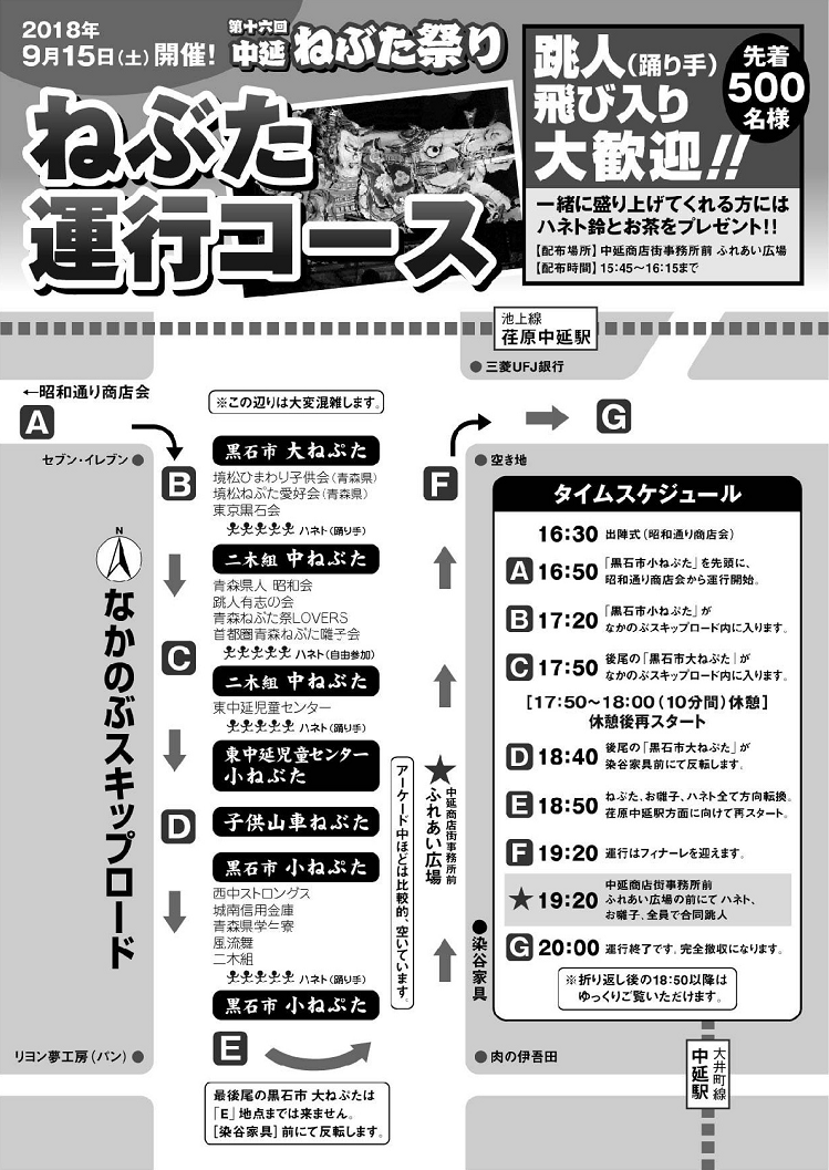 中延ねぶた祭り