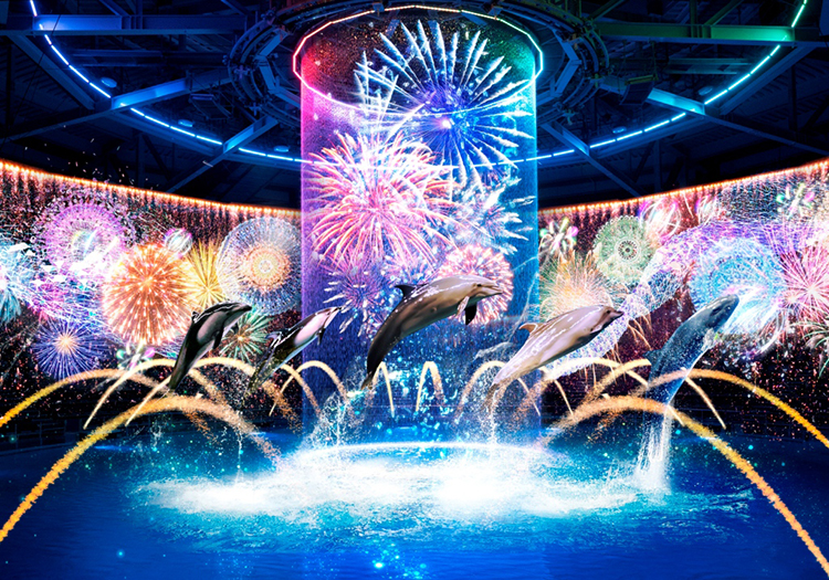 アクアパーク品川NAKED 花火アクアリウム