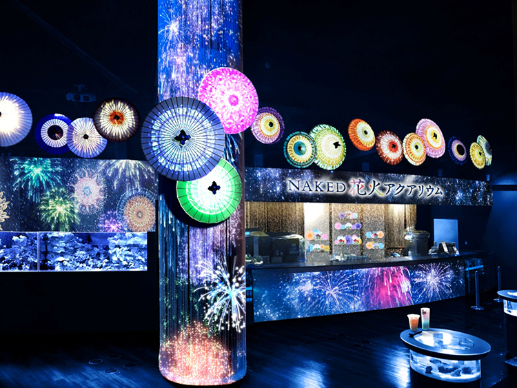 アクアパーク品川NAKED 花火アクアリウム