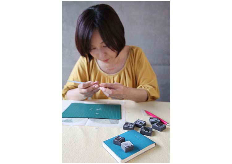ひびのさなこ(スタンプアーティスト)アガる↑池上線