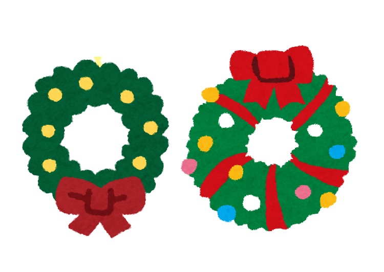 クリスマスリース教室