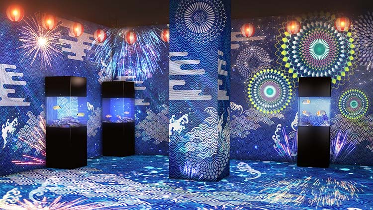 マクセル アクアパーク品川「NAKED 花火アクアリウム」