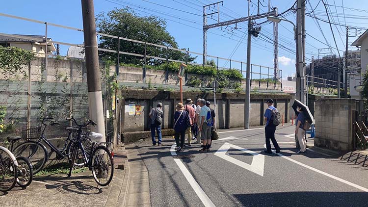 大井町線堤下品川用水路遺構